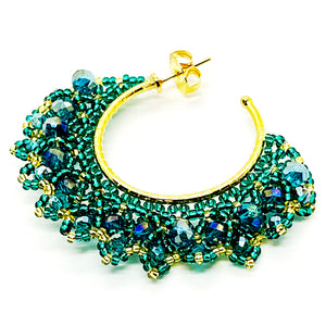 Nando Medina, Aquamarine Earrings. Fashion Jewelry Design