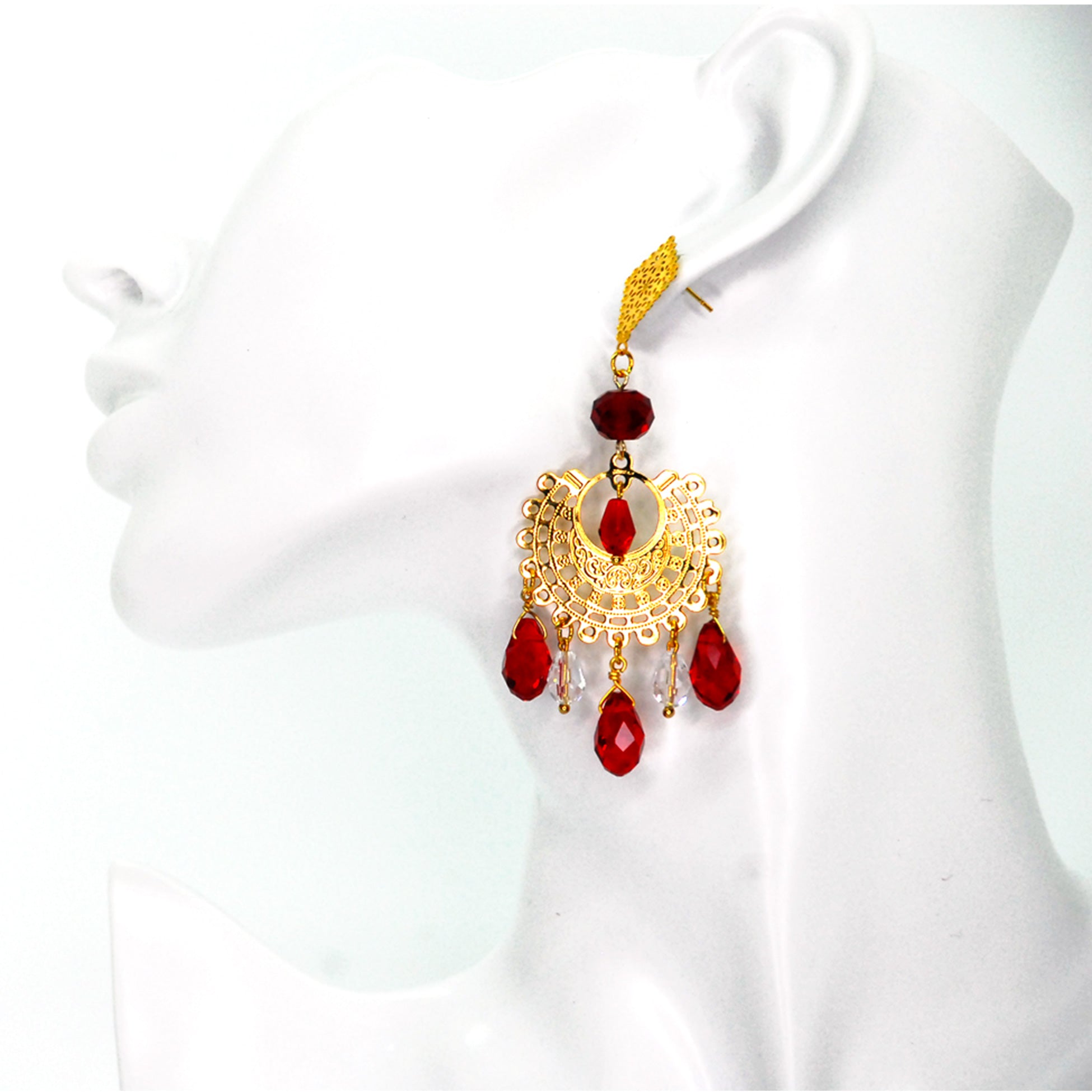 Nando Medina Earrings: Spanish Maja, Libia Collection