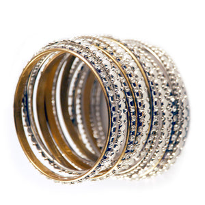 Iris: Gypsy Multi-layers Bangle Bracelet. Fashion Jewelry by Nando Medina