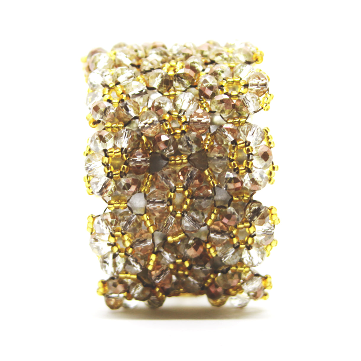 Nando Medina, White Litmus Crystal Bracelet.
