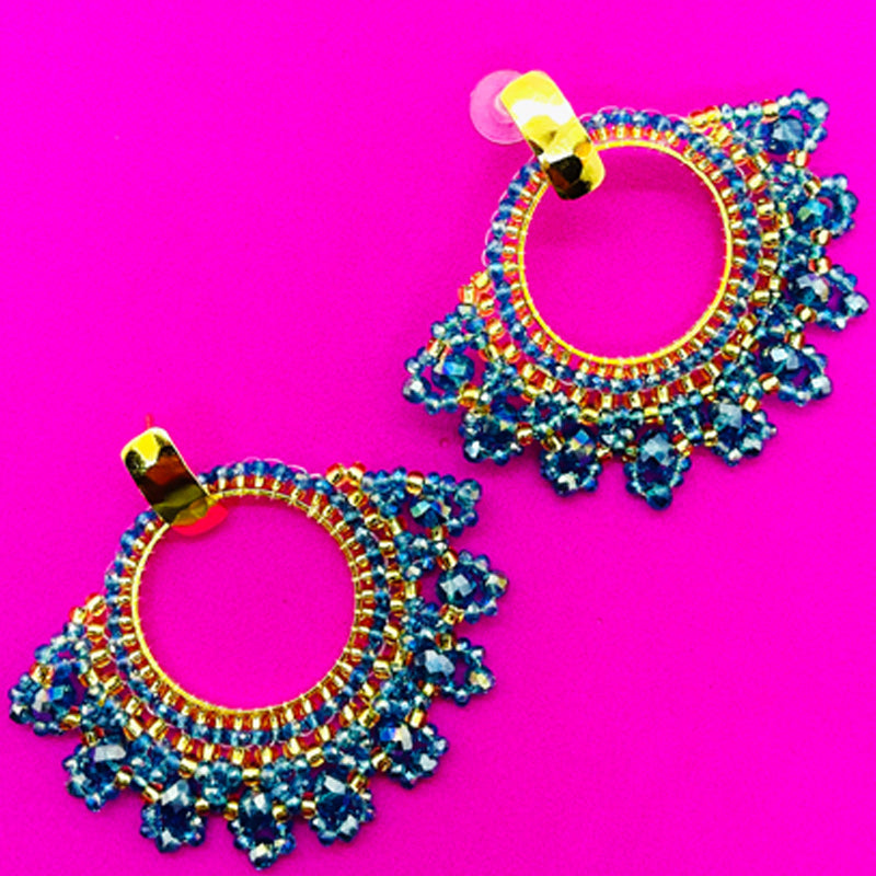Nando Medina, vibrant and distinctive earrings and fashion jewelry design