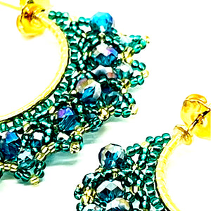 Nando Medina, Aquamarine Earrings. Fashion Jewelry Design