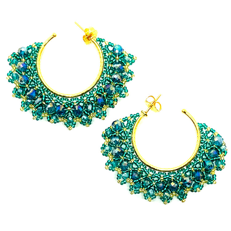Libia: Aquamarine Earrings