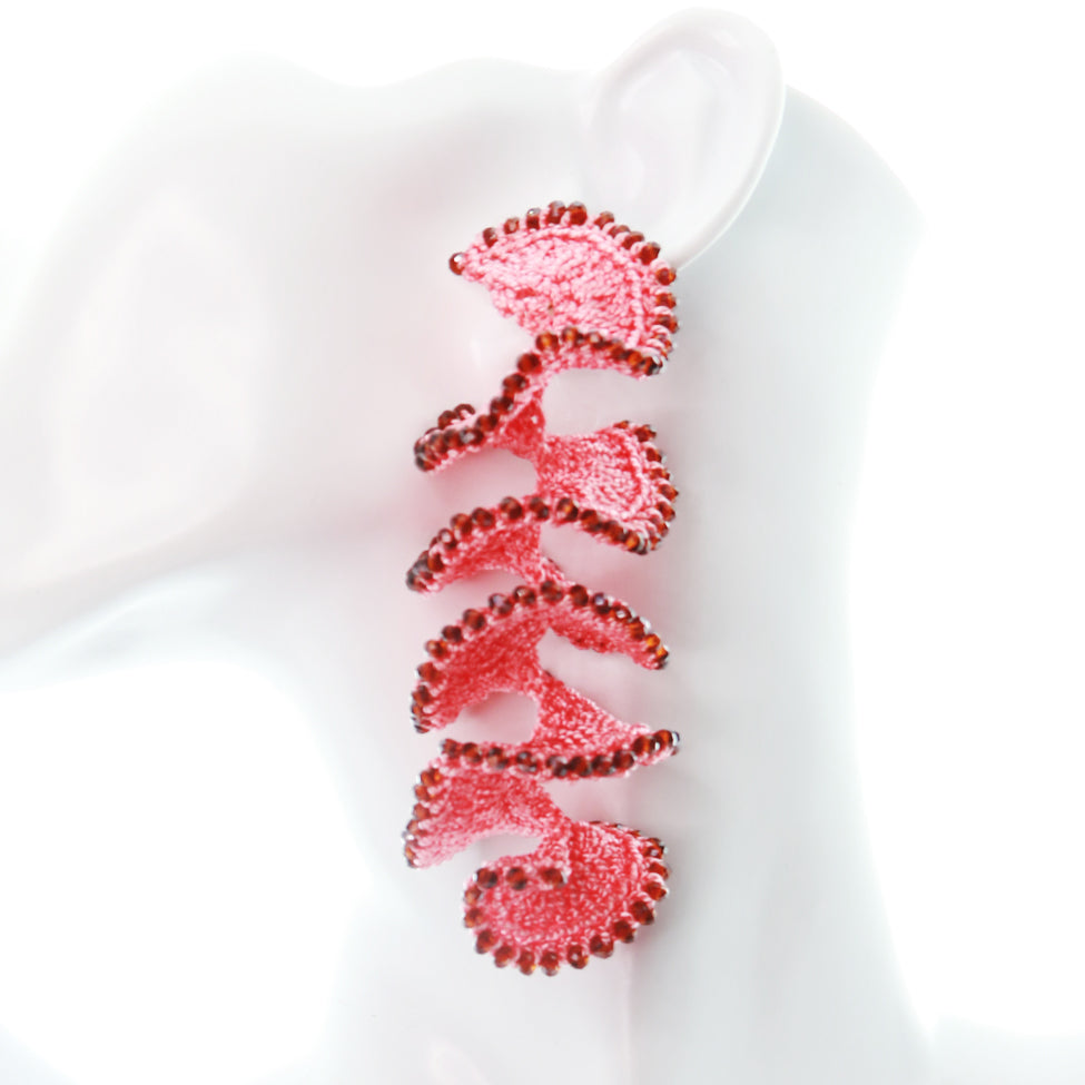 Libia: Peach Spiral Crochet