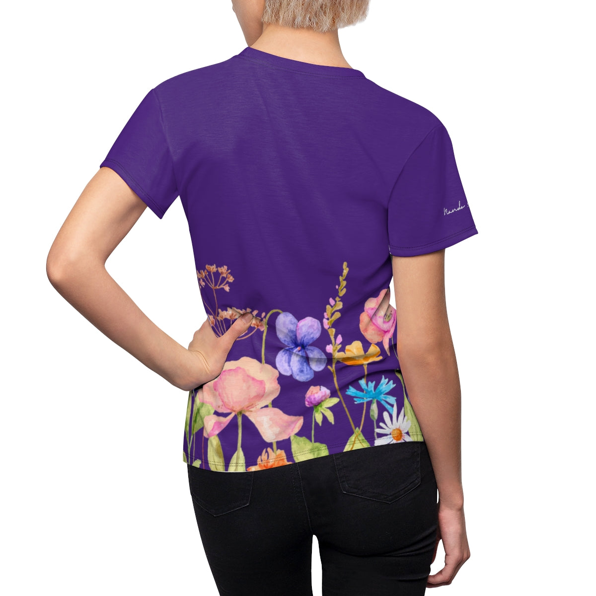 T-Shirt, Purple Spring Garden