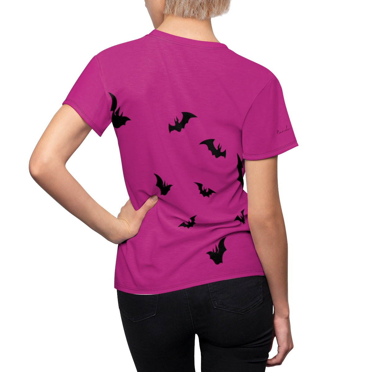 T-Shirt, Dark Pink Happy Halloween