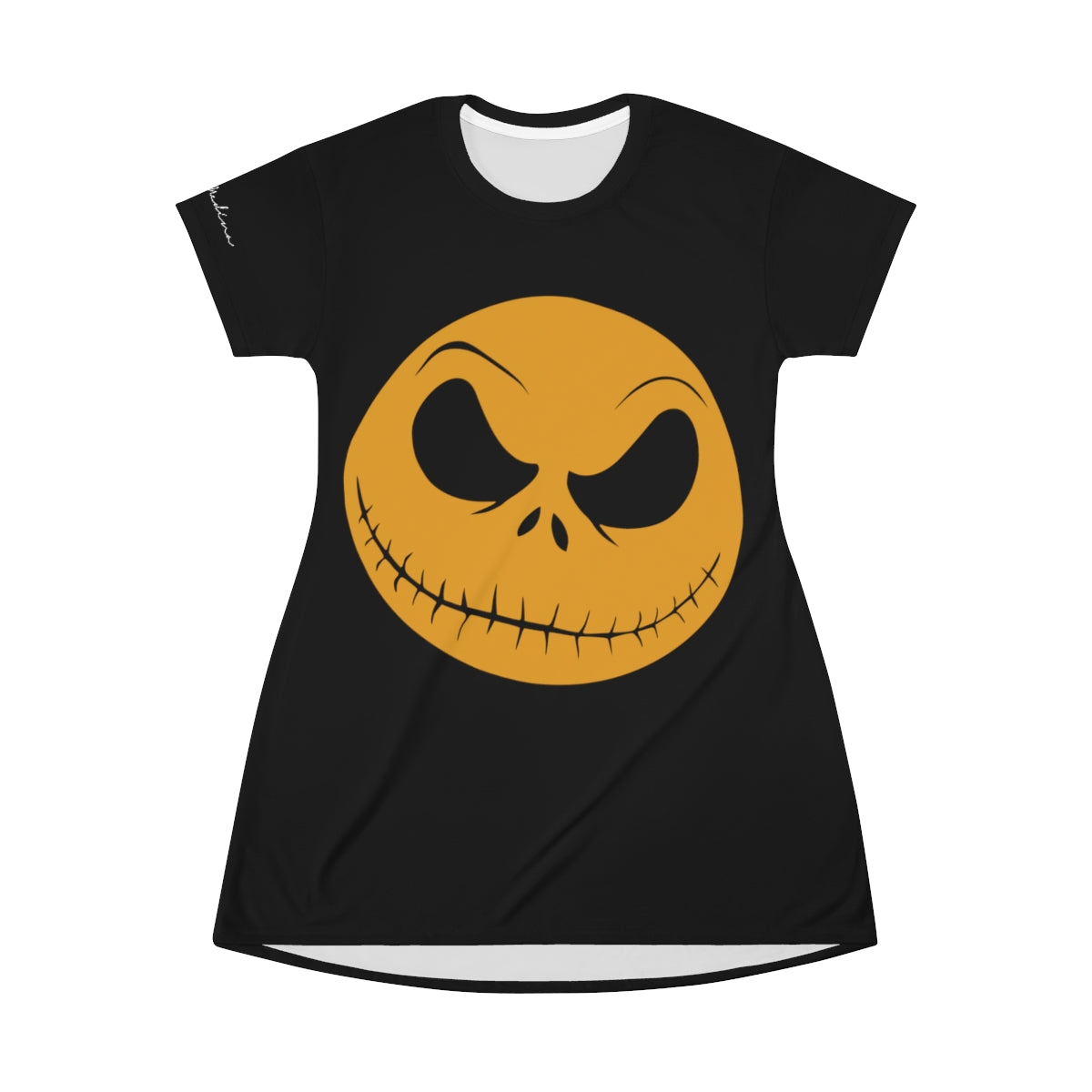 Shirtdress, Black Spooky Face