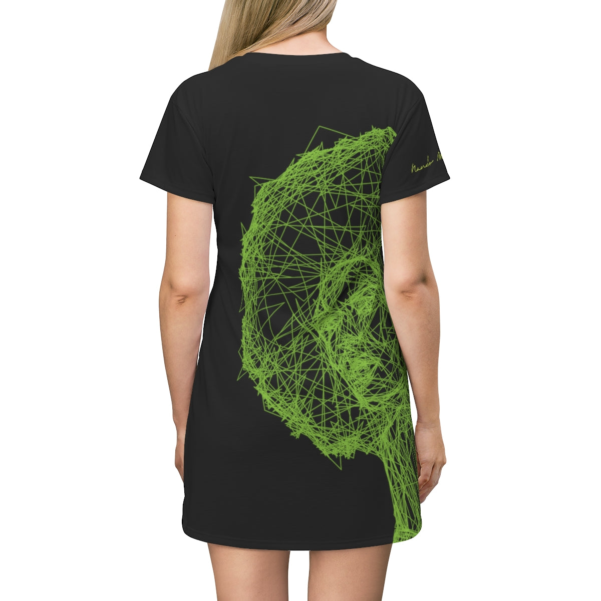 Shirtdress, Black-Green African Queen