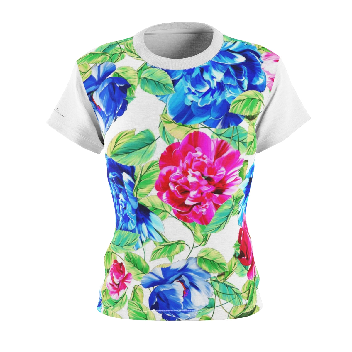 T-Shirt, White Floral Look