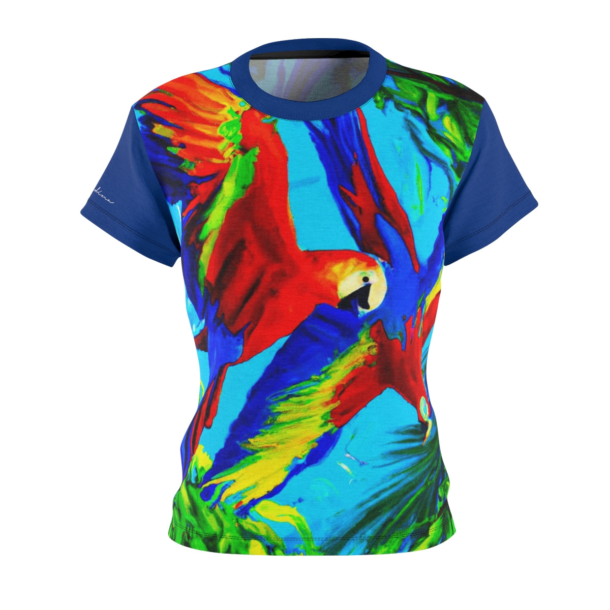 T-Shirt, Blue Tropical Macaw