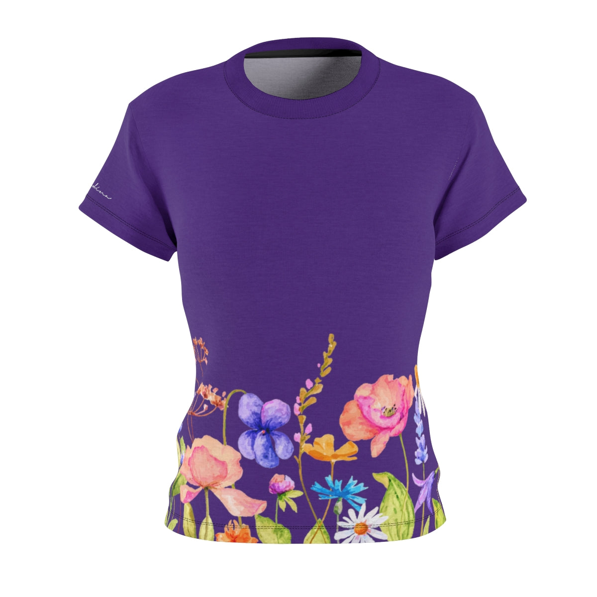 T-Shirt, Purple Spring Garden