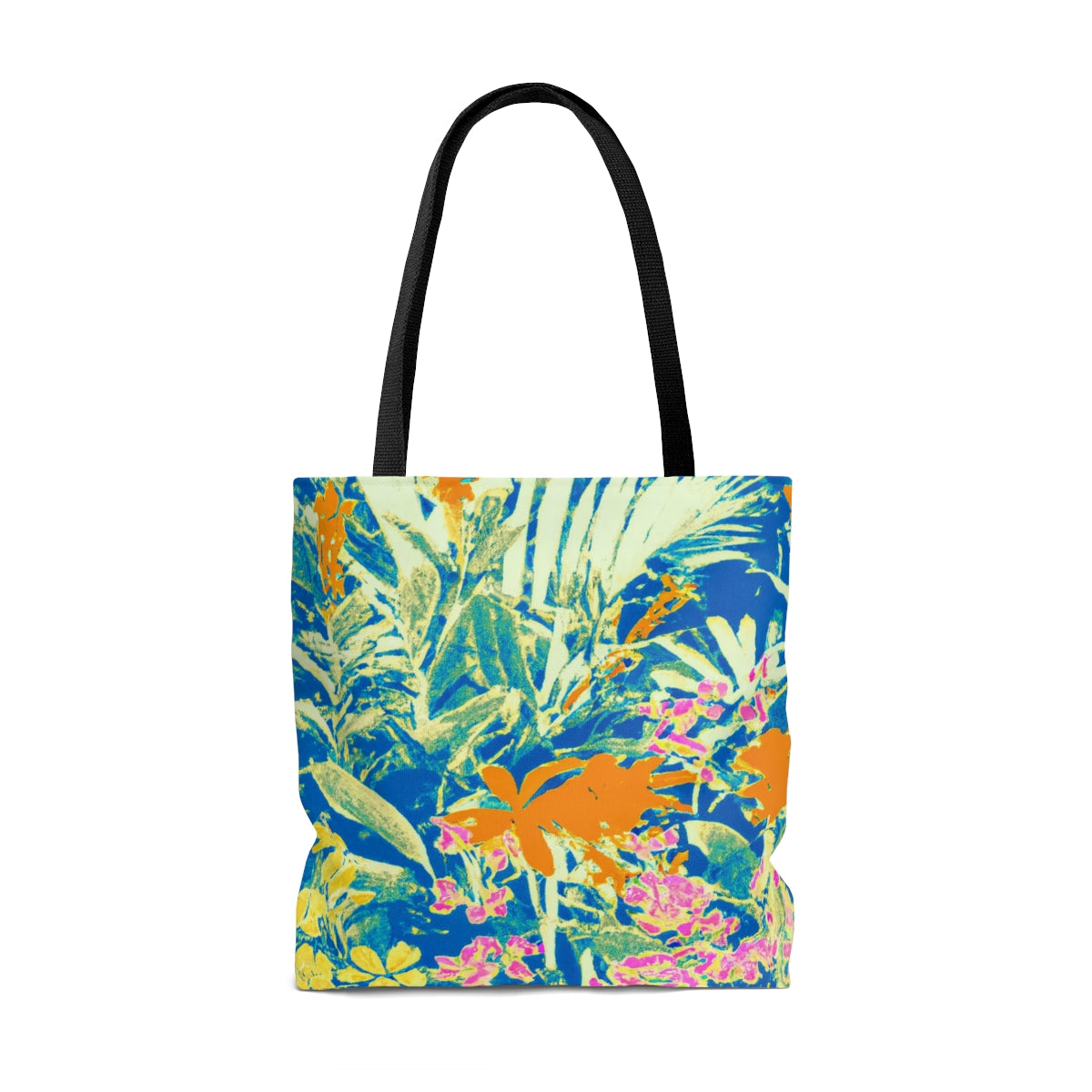 Tote Bag, Blue Warhol Garden