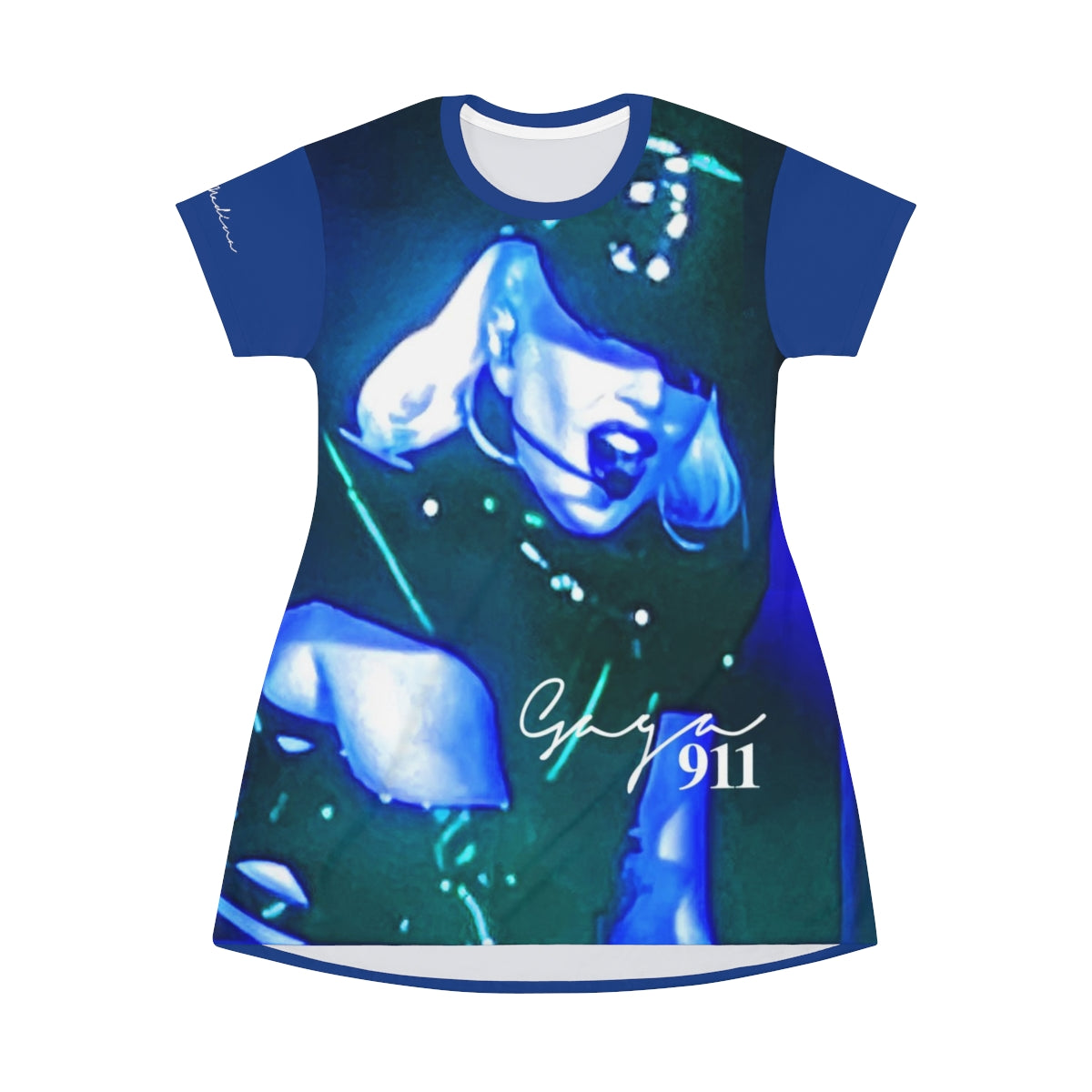 Shirtdress, Blue Gaga 911