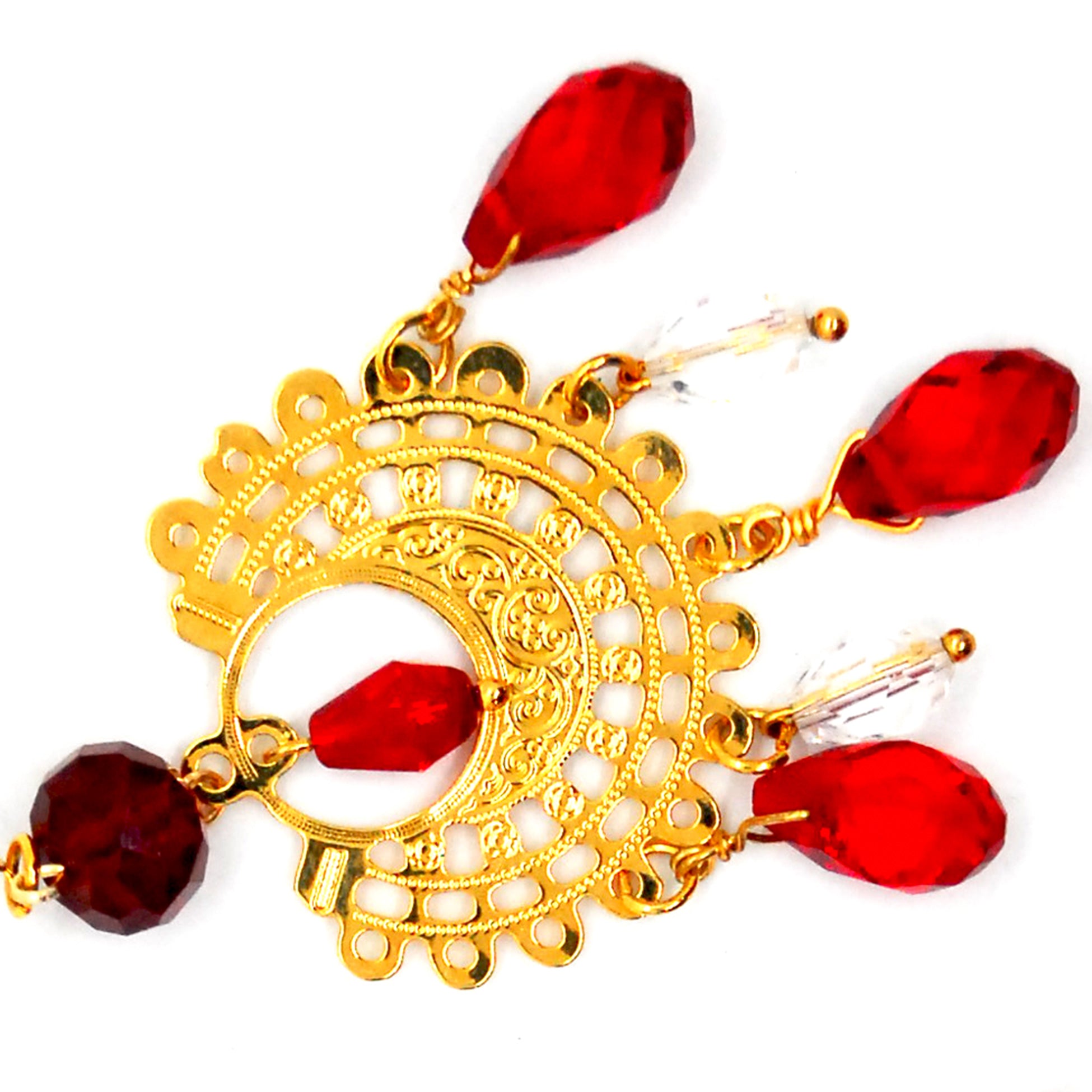 Nando Medina Earrings: Spanish Maja, Libia Collection