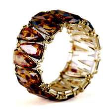 Iris: Safari Tortoise Stretch Bracelet. Fashion Jewelry by Nando Medina