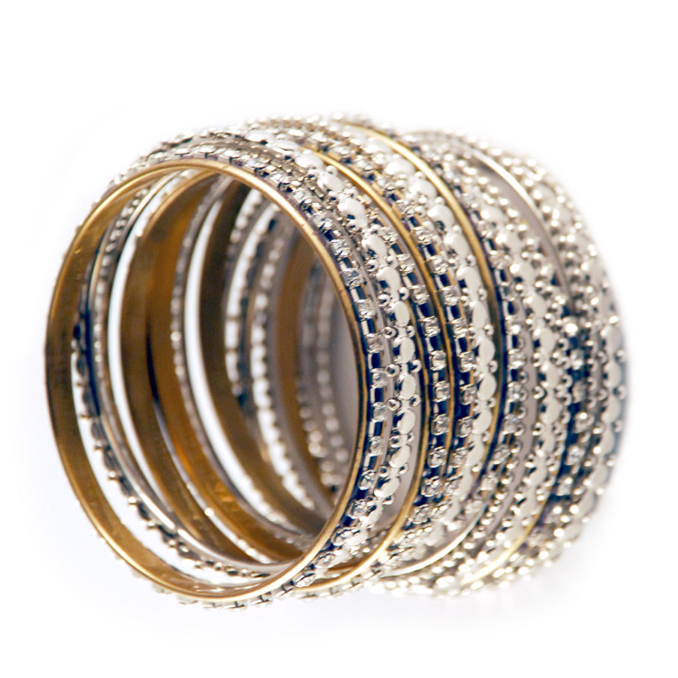Iris: Gypsy Multi-layers Bangle Bracelet. Fashion Jewelry by Nando Medina