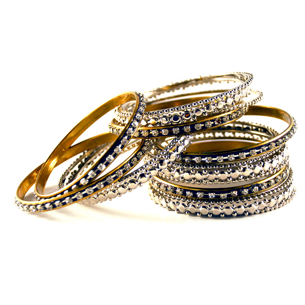 Iris: Gypsy Multi-layers Bangle Bracelet. Fashion Jewelry by Nando Medina
