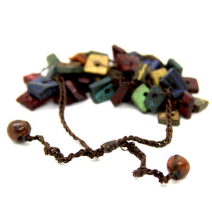 Multicolor Coconut Husk Bracelet, by Nando Medina