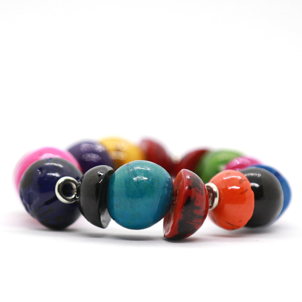 Multicolor Resin Beads Bracelet, by Nando Medina