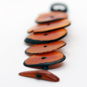 Orange Resin Chips Bracelet, by Nando Medina