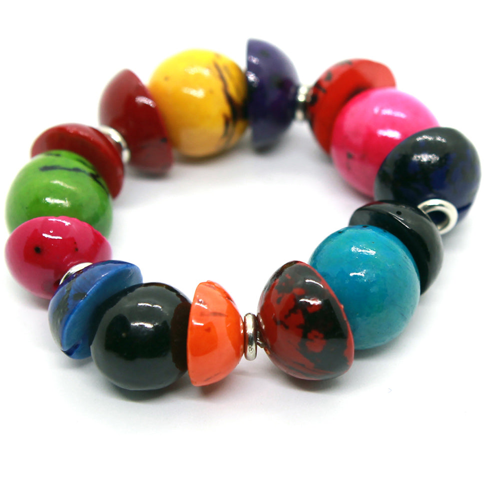 Multicolor Resin Beads Bracelet, by Nando Medina