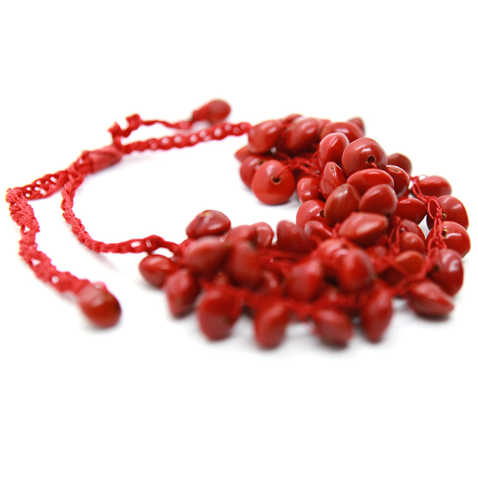 Annatto Red Seed Bracelet, by Nando Medina