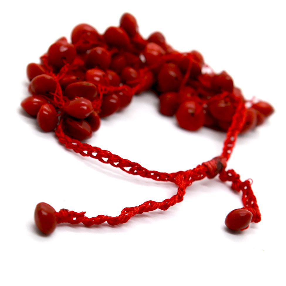 Annatto Red Seed Bracelet, by Nando Medina