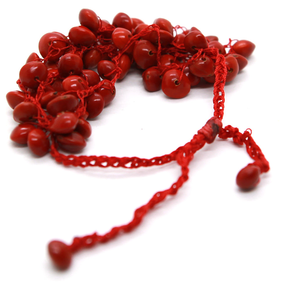 Annatto Red Seed Bracelet, by Nando Medina