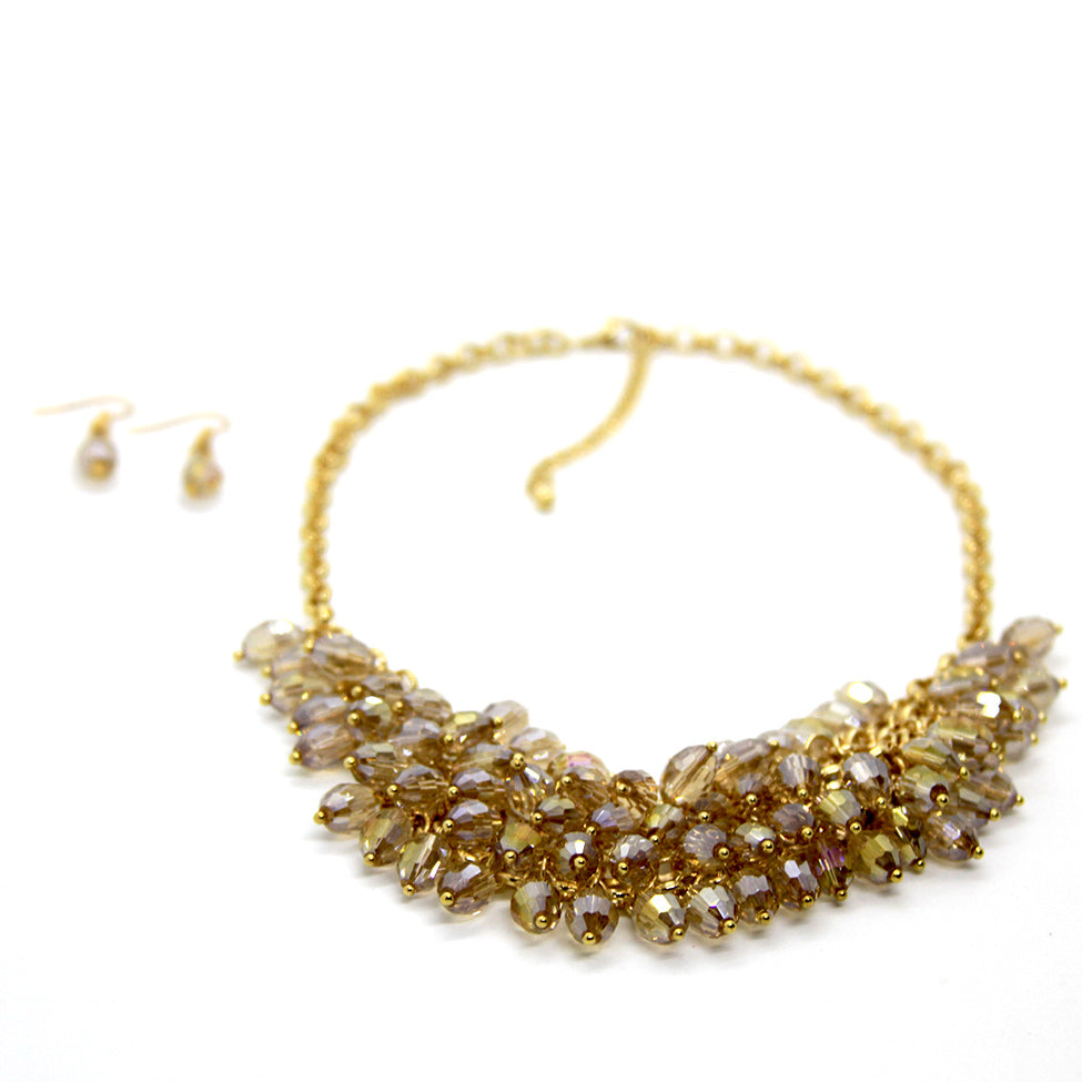 Šumivé: Sparkling Glass-Bead Necklace Set