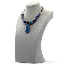 Seducción: Charm Wrapped Rope Necklace. Fashion Jewelry by Nando Medina 