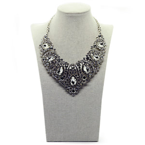 Sparkling crystal rhinestone necklace, by Nando Medina