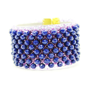 Nando Medina. Faceted Crystal Bracelet.