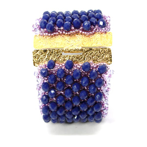Nando Medina. Faceted Crystal Bracelet.