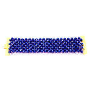 Nando Medina. Faceted Crystal Bracelet.