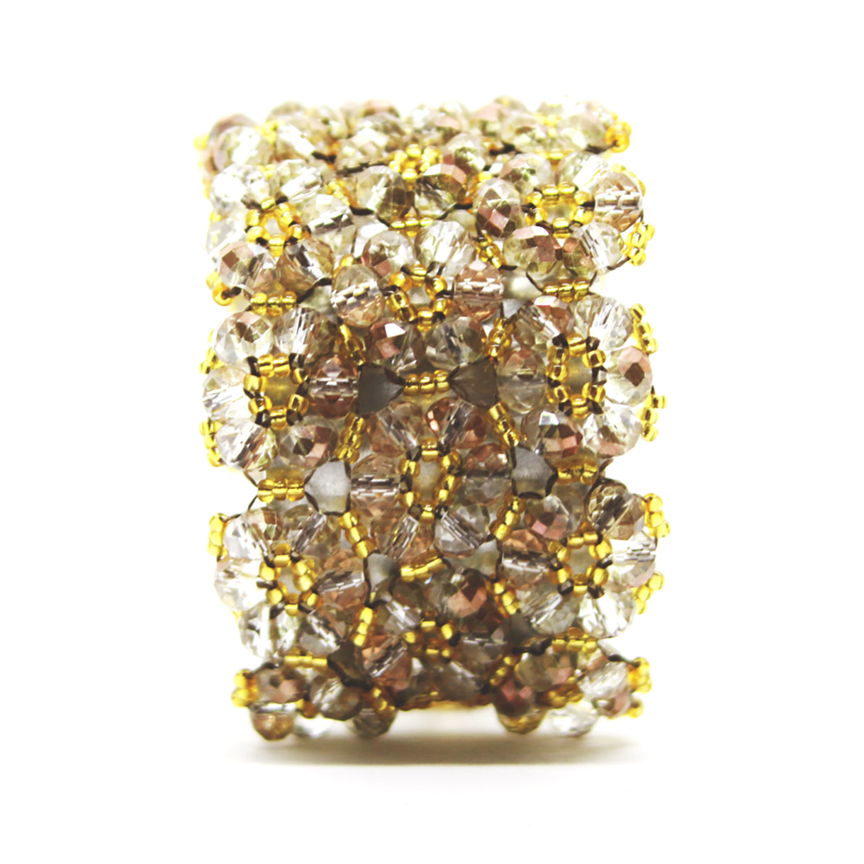 Nando Medina, White Litmus Crystal Bracelet.
