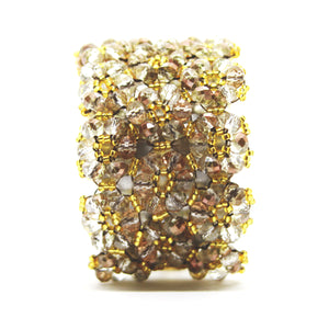 Nando Medina, White Litmus Crystal Bracelet.