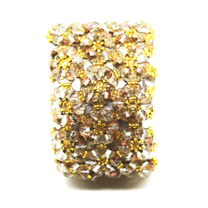 Nando Medina, White Litmus Crystal Bracelet.