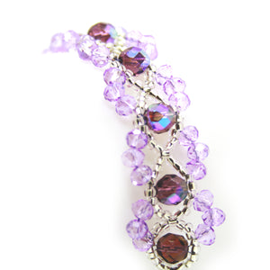 Nando Medina. Purple Murano Bracelet.