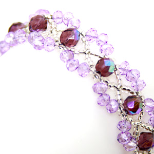 Nando Medina. Purple Murano Bracelet.