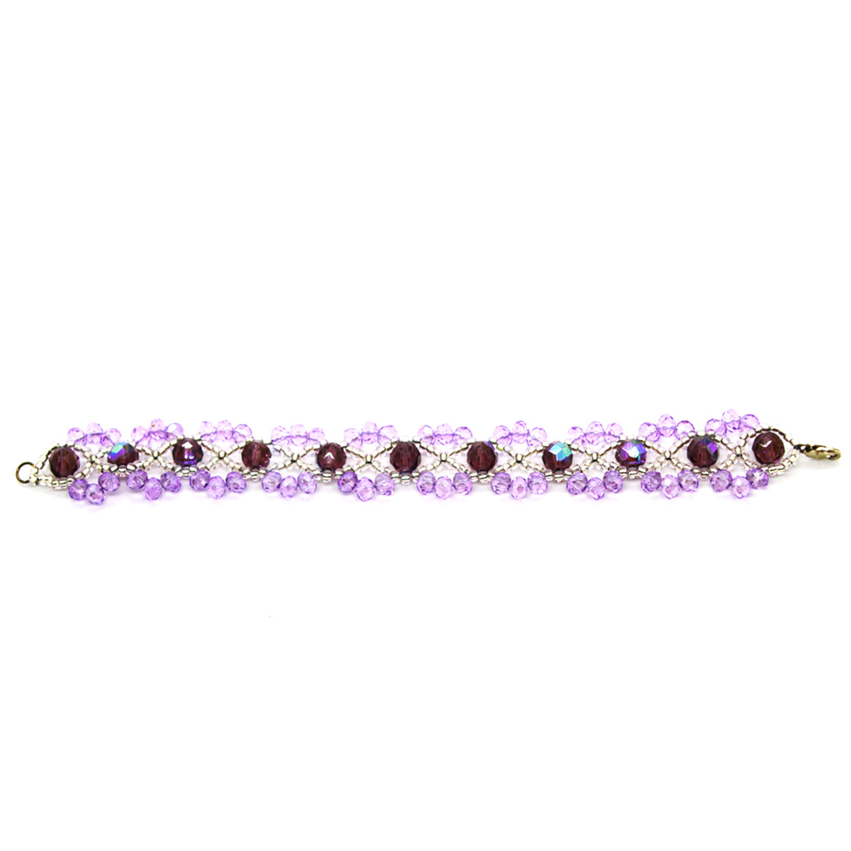 Helios: Purple Murano Bracelet