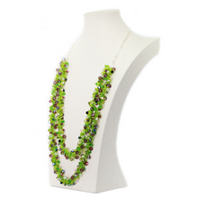 Nando Medina, Green Cascade Necklace. Seduction Collection.