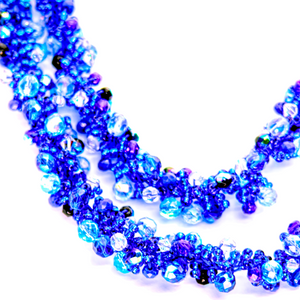 Nando Medina. Blued Cascade Necklace. Seduction Collection.