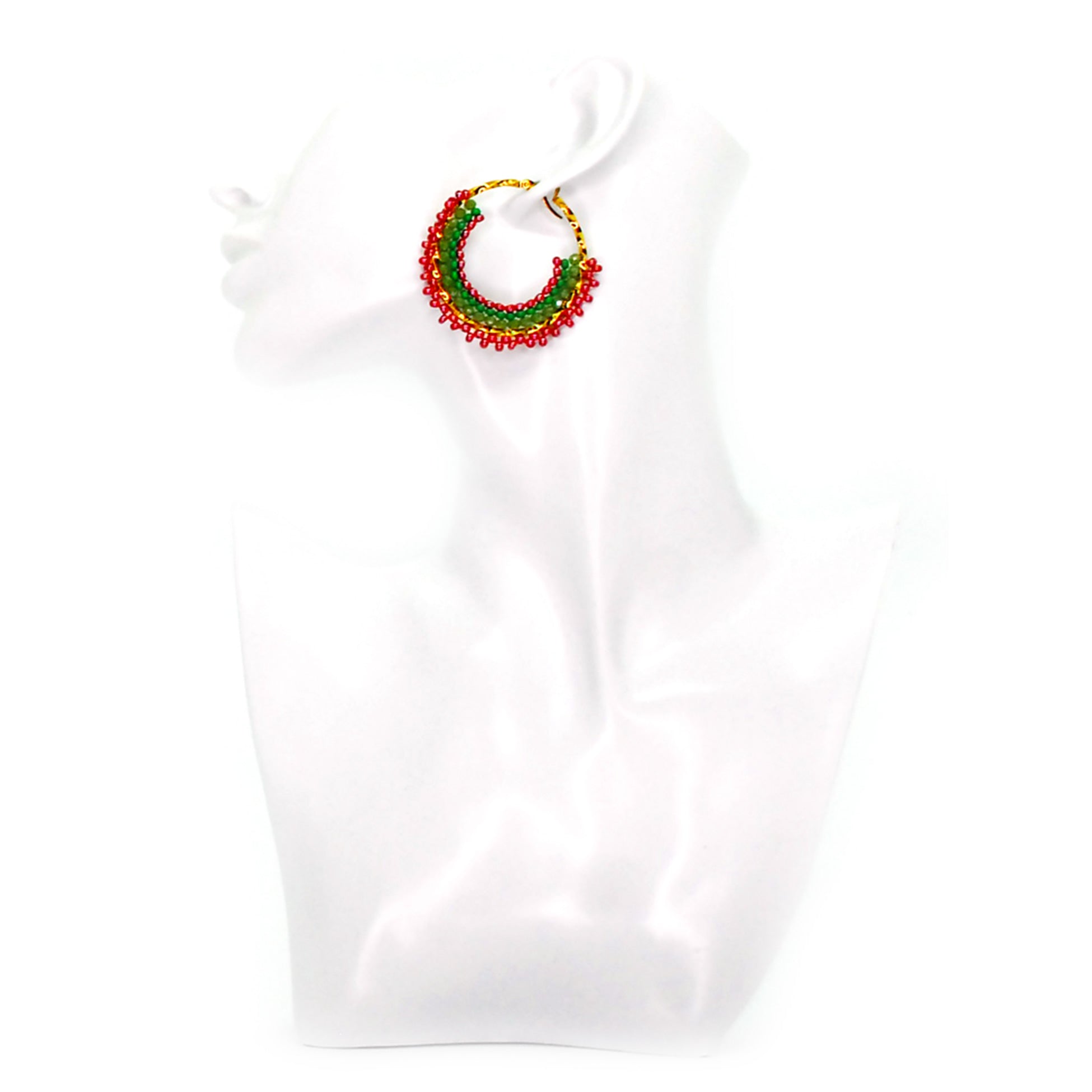 Nando Medina Earrings: Tuscany Rondelle - Libia Collection