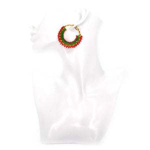 Nando Medina Earrings: Tuscany Rondelle - Libia Collection