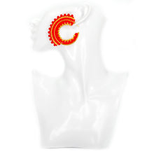 Nando Medina Earrings: Passion Red - Libia Collection