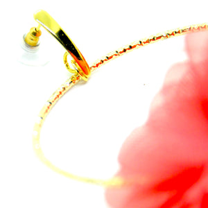 Nando Medina Earrings: Salmon Petals Ring, Libia Collection