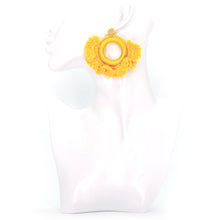 Nando Medina Earrings: Yellow Cockscomb - Libia Collection
