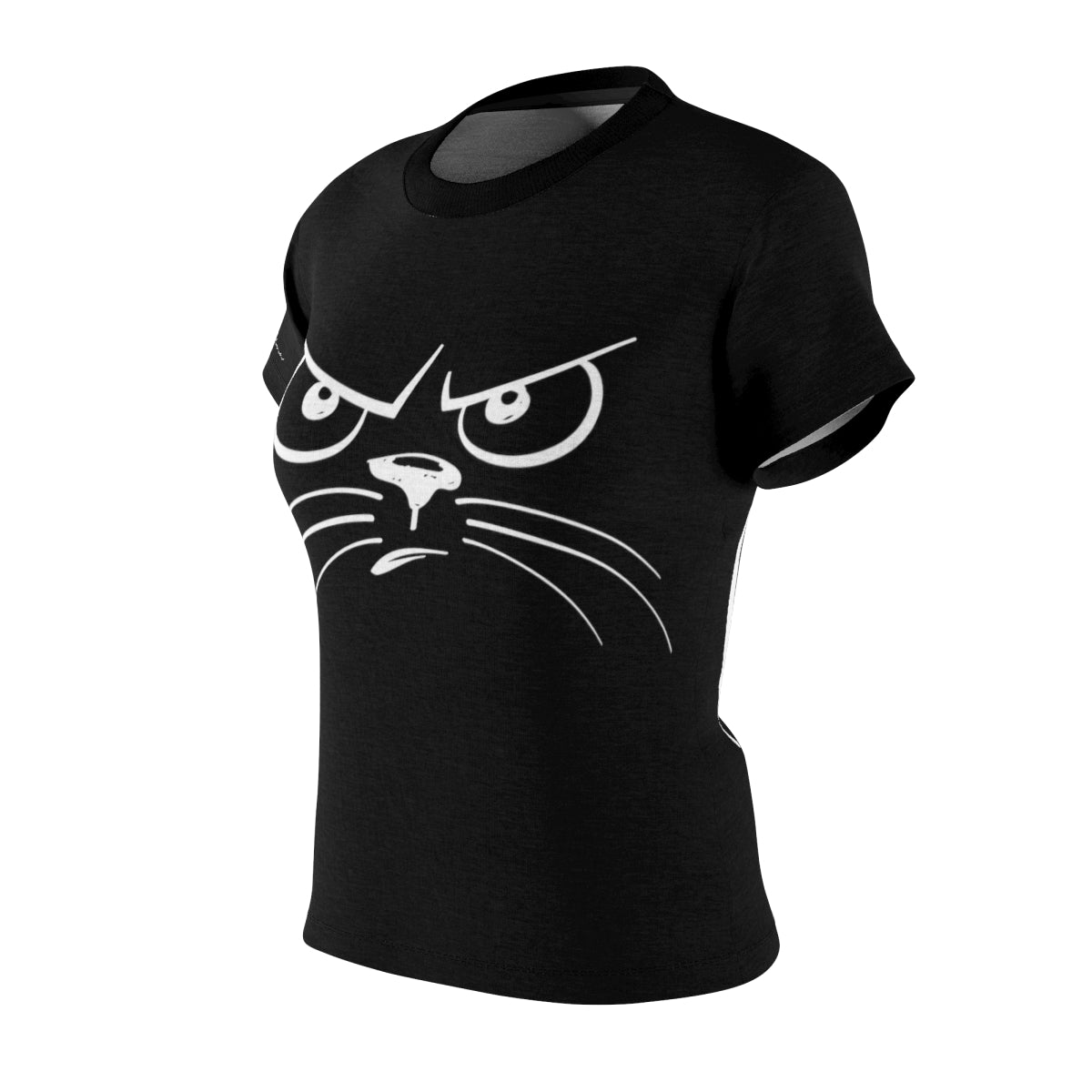 T-Shirt, Black Halloween Bad Cat
