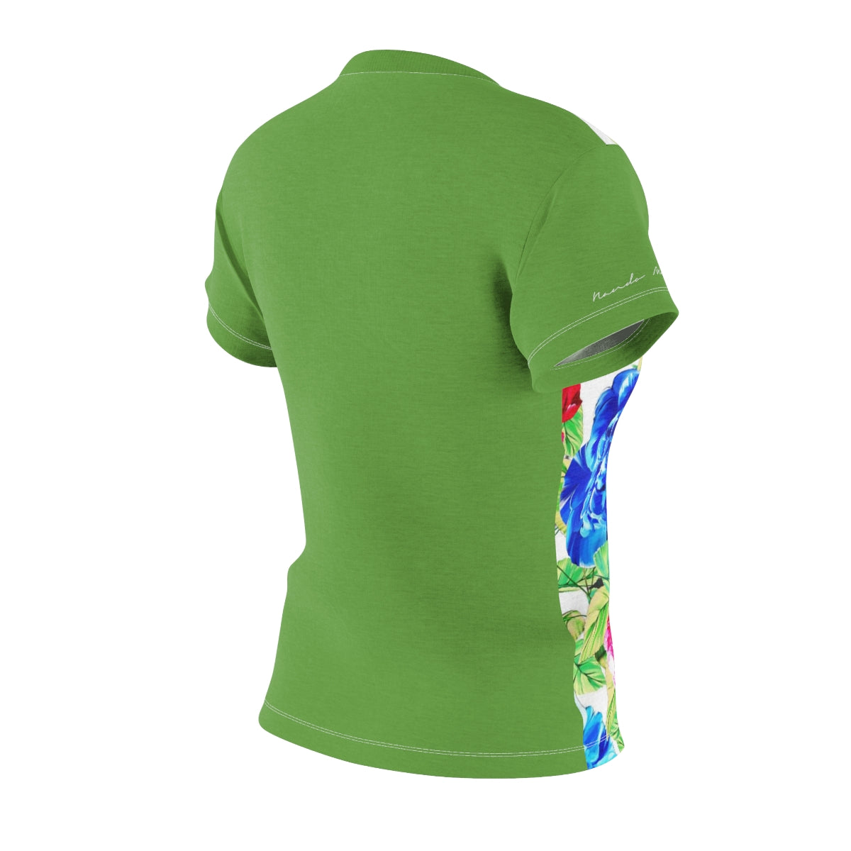 T-Shirt, Green Floral Look