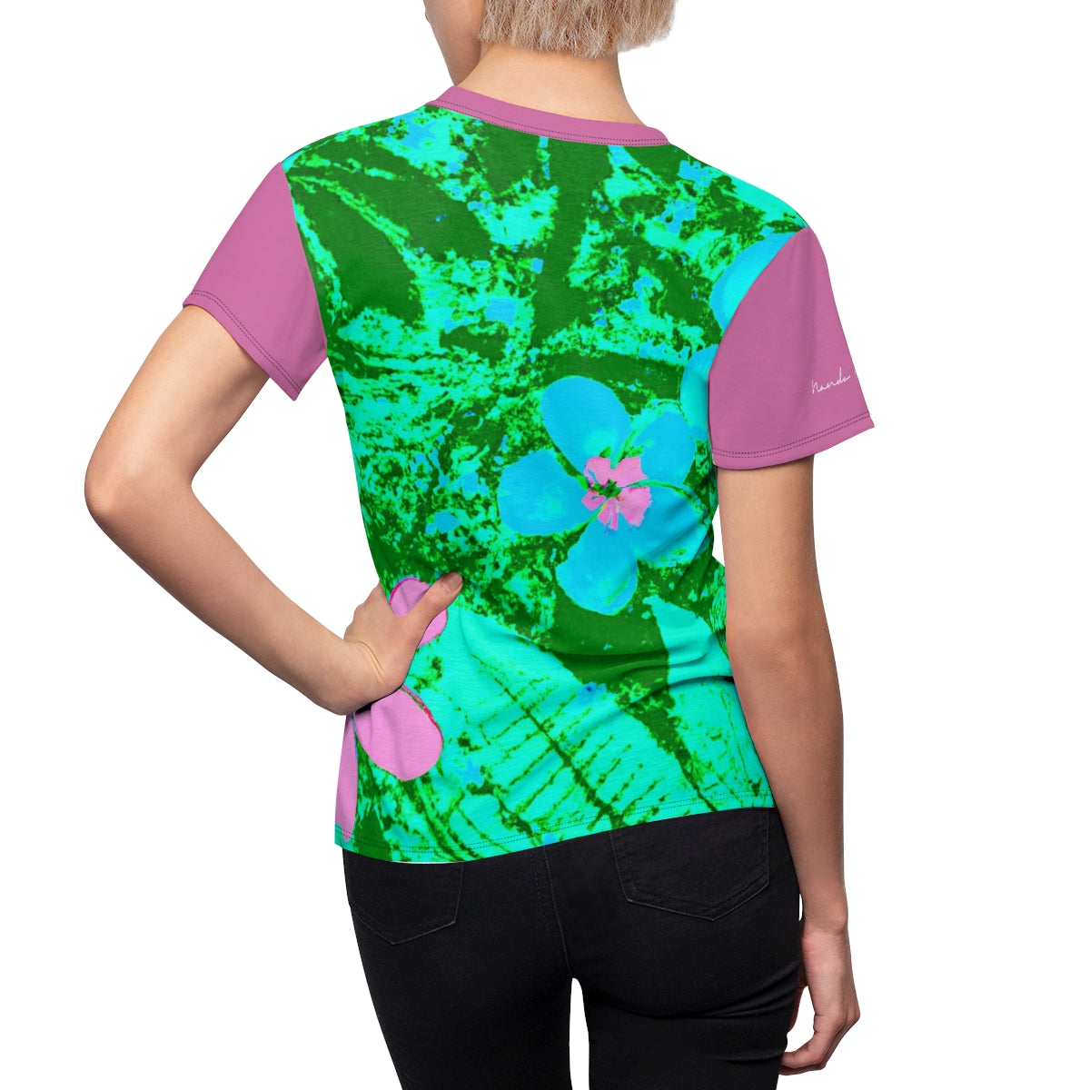 T-Shirt, Light Pink Warhol Garden